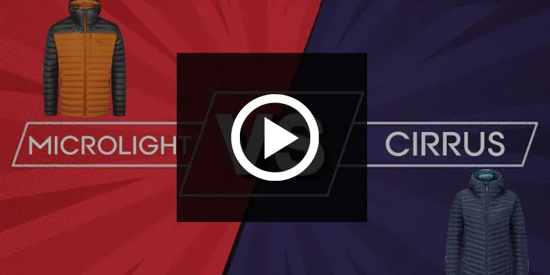 Rab Microlight v Cirrus Jacket Video